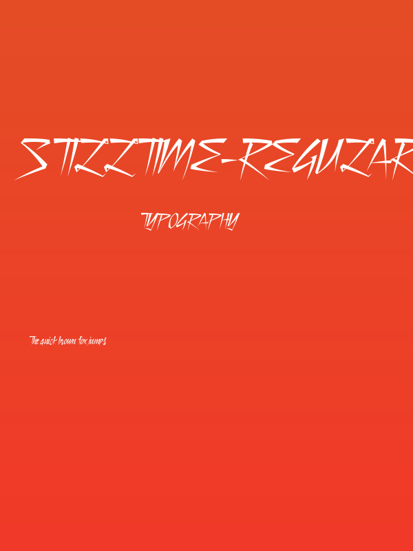 StillTime-Regular Poster