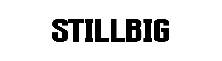 Stillbig  免费字体下载