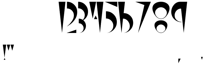 Stilleto Plain Font OTHER CHARS
