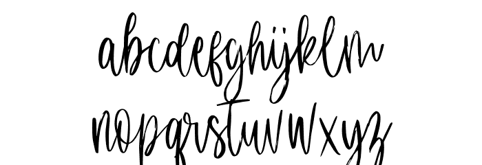 Stillovers Font LOWERCASE