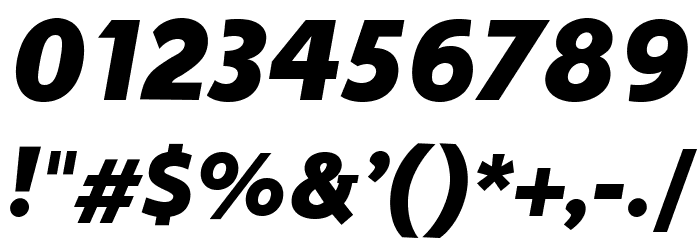 Stilu Bold Italic Font OTHER CHARS