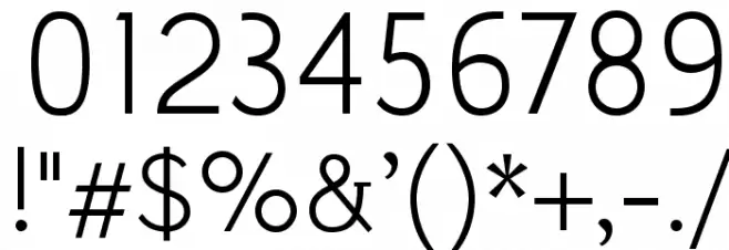 Stilu-Light Font OTHER CHARS