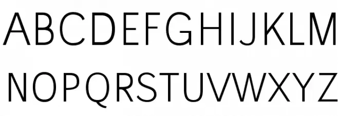 Stilu-Light Polices MAJUSCULES