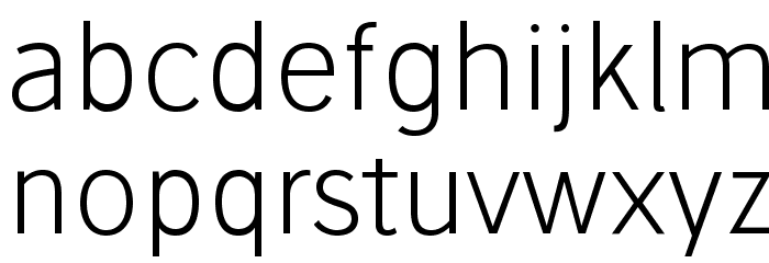 Stilu-Light Font LOWERCASE