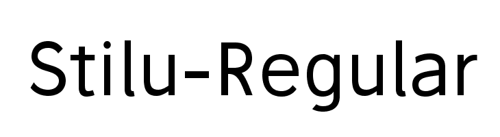 Stilu-Regular Font