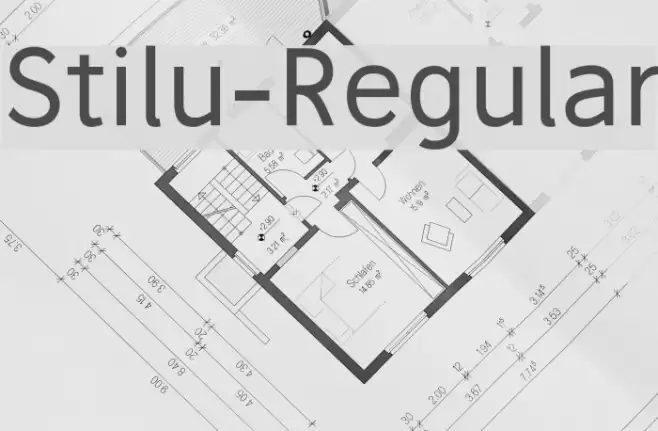 Stilu-Regular Font examples