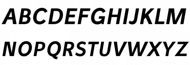 Stilu SemiBold Italic Polices MAJUSCULES