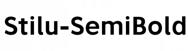 Stilu-SemiBold  Fuentes Gratis Descargar