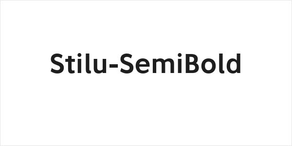 Stilu-SemiBold Logo