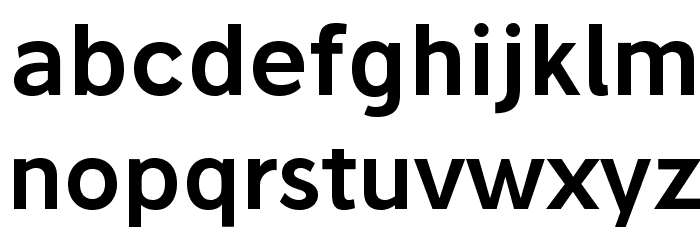 Stilu-SemiBold Font LOWERCASE