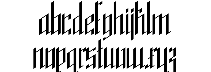 Stilubung Regular Condensed Font LOWERCASE
