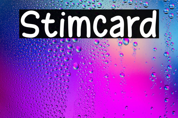 Stimcard Example 1