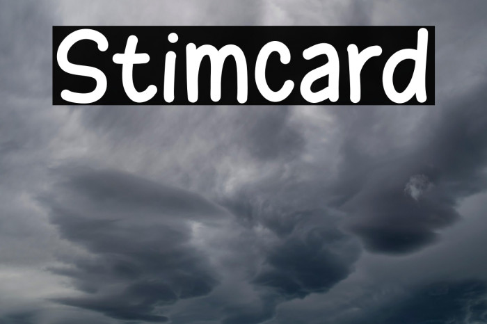 Stimcard Example 3