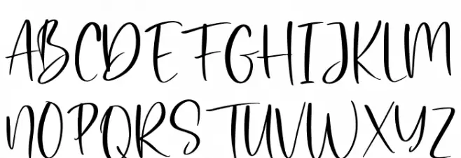 Stinclair Schriftart Groß