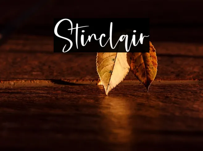 Stinclair Example 1