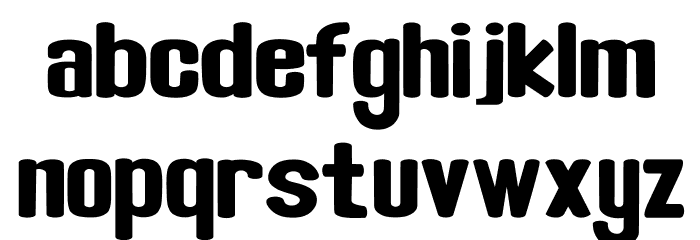 Stines Font LOWERCASE