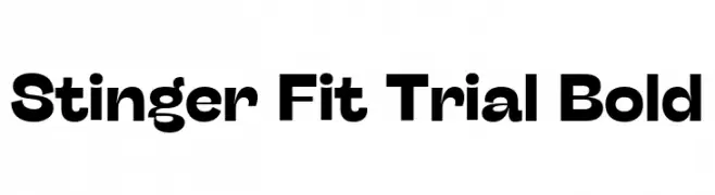 Stinger Fit Trial Bold  免费字体下载