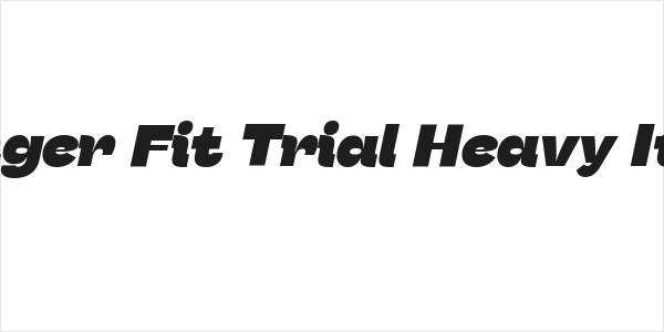 Stinger Fit Trial Heavy Italic Logo