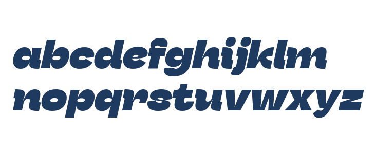 Stinger Fit Trial Heavy Italic Lowercase