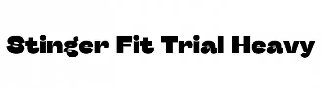 Stinger Fit Trial Heavy  Descarca Fonturi Gratis
