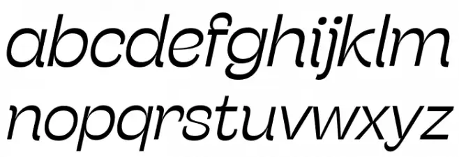 Stinger Fit Trial Light Italic Шрифта строчной