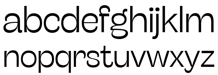 Stinger Fit Trial Light Font LOWERCASE