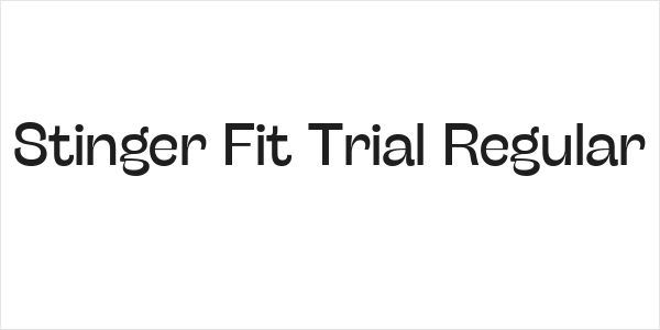 Stinger Fit Trial Regular Logo