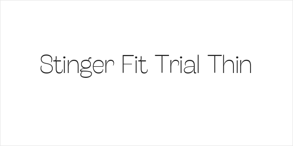 Stinger Fit Trial Thin Logo