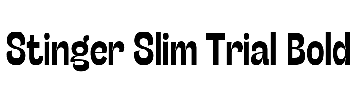 Stinger Slim Trial Bold  Descarca Fonturi Gratis