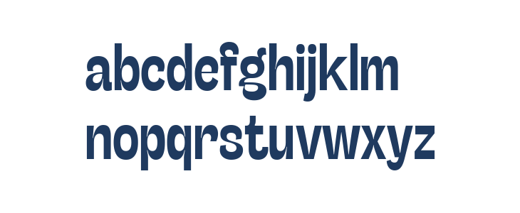 Stinger Slim Trial Bold Lowercase