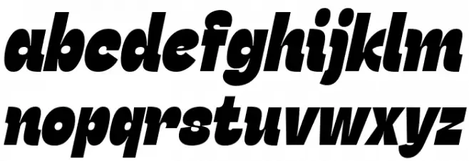 Stinger Slim Trial Heavy Italic Fuentes MINÚSCULAS