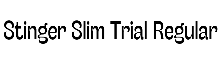 Stinger Slim Trial Regular  لخطوط تنزيل