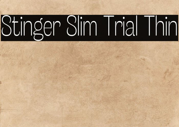Stinger Slim Trial Thin Example 3