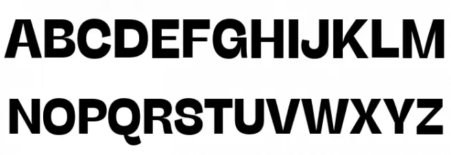 Stinger Trial Bold Schriftart Groß