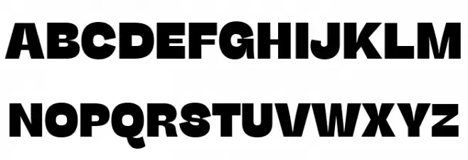 Stinger Trial Heavy Schriftart Groß