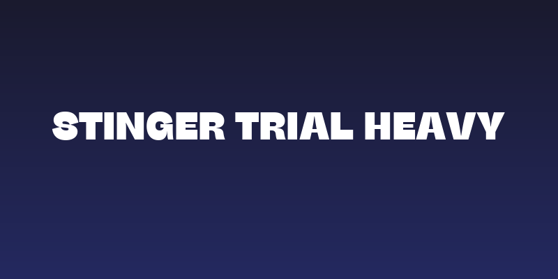 Stinger Trial Heavy Social Header