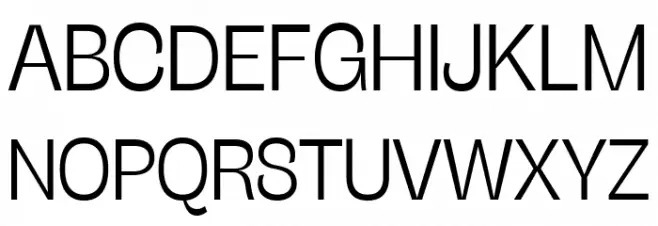 Stinger Trial Light Schriftart Groß