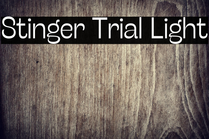 Stinger Trial Light Example 3