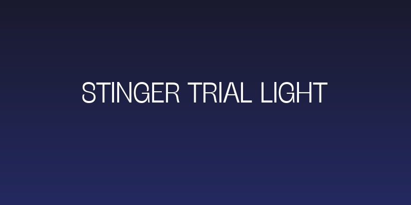 Stinger Trial Light Social Header
