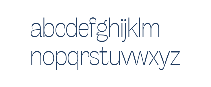 Stinger Trial Thin Lowercase