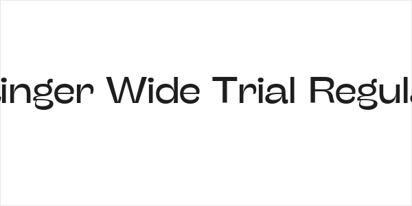 Stinger Wide Trial Regular Logo