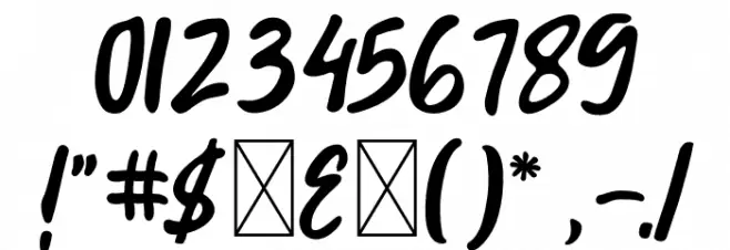 StingkerJackRegular Font OTHER CHARS