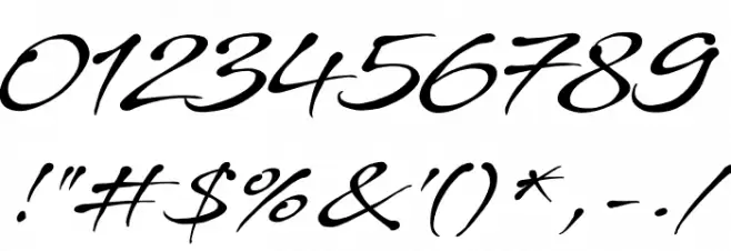 Stingray Font OTHER CHARS