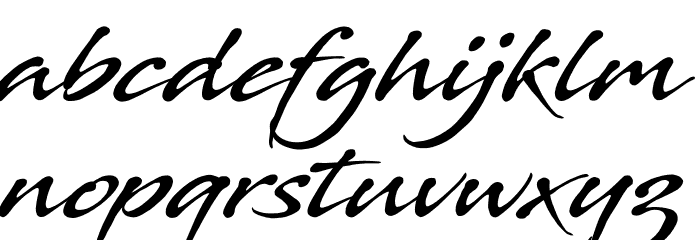 Stingray Font LOWERCASE