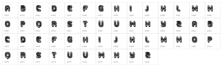 Stink Bug Birthday Regular Character Map