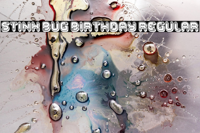 Stink Bug Birthday Regular Example 2