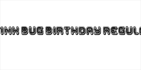 Stink Bug Birthday Regular Logo