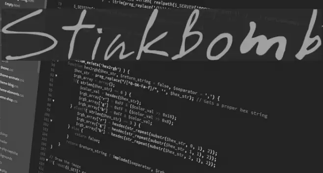 StinkBomb Font examples