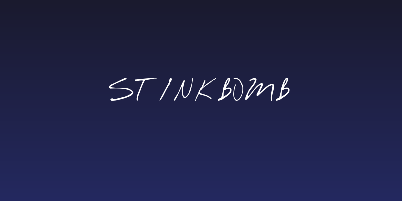 StinkBomb Social Header
