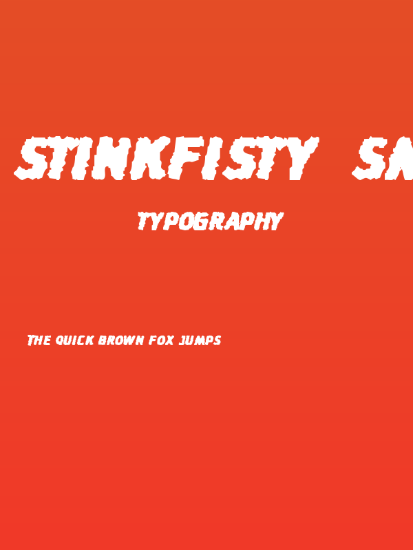 StinkFisty  Small Caps Poster